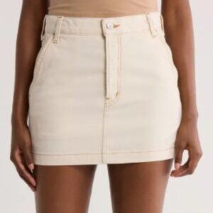 Ética Beige Sheldon Mini‎ Skirt  SZ 29 (US 8) - NWT